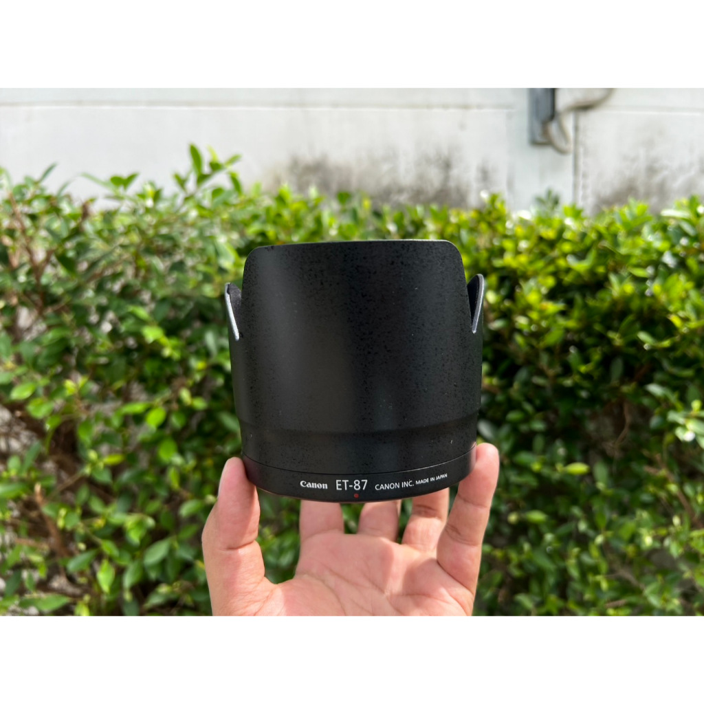 ⚡ร้านนี้ส่งเร็ว⚡Hood len ET-87 สำหรับเลนส์ Canon 70-200mm f/2.8L IS II USM (กน้าเลนส์ 77mm) บุกำมะหยี Made in Japan