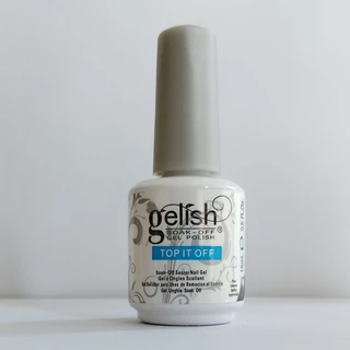 Gelish gel Top coat/Base coat/Strucre gel อบแห้งไม่ต้องเช็ดออก แบรน์ดที่ช่างไว้วางใจ ขนาด 15 ml. 🦄สินค้าพร้อมส่ง🦄