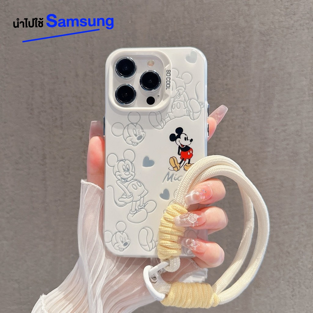 เคส Samsung  พอดี มิกกี้เมาส์ A15 A12 A05s A14 A03 One A50s A04s A13 A51 A03s A52 A53 A54 A05 A34 A02s