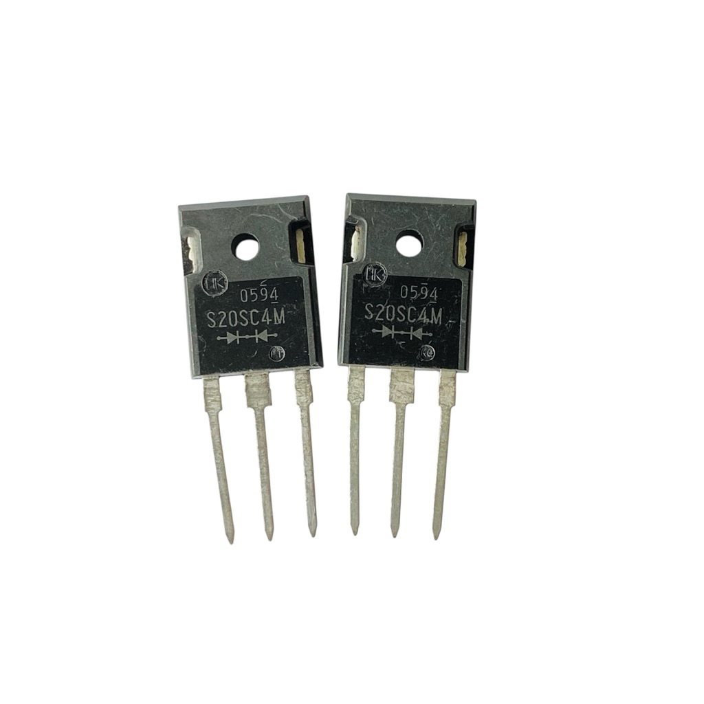 Diode S20SC4M (ราคาต่อ 1ชิ้น) ➡️⬅️ Schottky Diode 20A 40V TO-247 3ขา มีสินค้าพร้อมส่งในไทย
