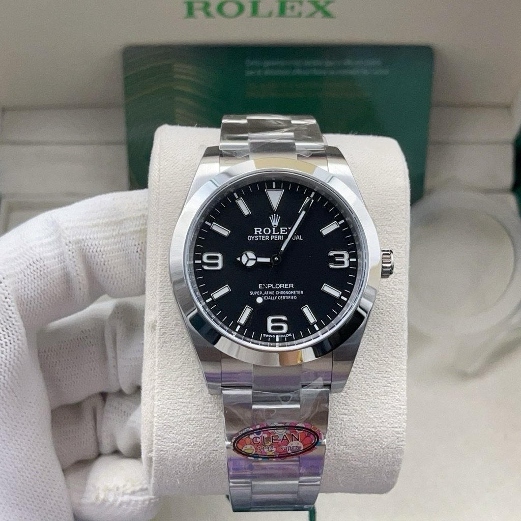 นาฬิกาข้อมือ Rolex Explorer 3230 39mm. Top swiss 1:1 Clean Factory