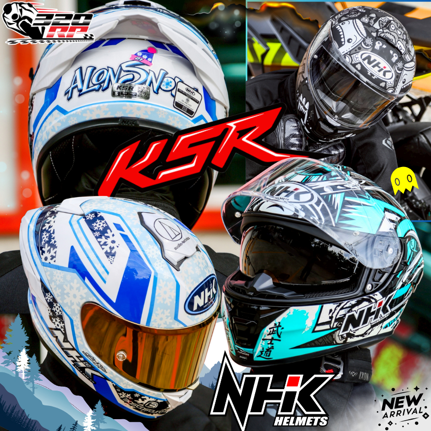 หมวกกันน๊อค NHK รุ่น K5R |  ลายล่าสุดปี 2025🎉🎉  ส่งไว!!! SP.BIKE