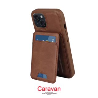 Caravan Crew Phone card holder ที่ใส่บัตรโทรศัพท์ หนัง PU เรียบหรู เท่