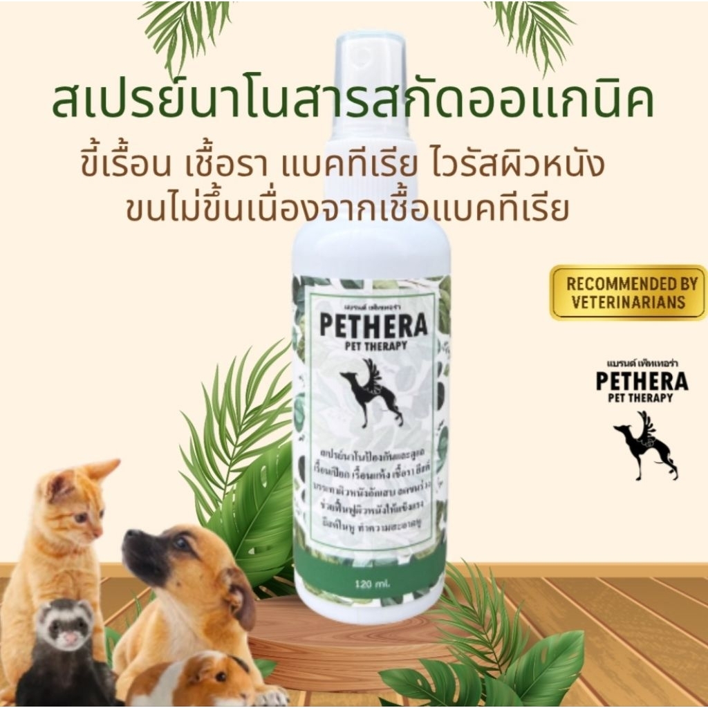 ใช้ดีเห็นผลเร็วมาก สเปรย์นาโนดูแลผิวหนังจากขี้เรื้อน รา ยีสต์ สกัดจากสารสกัดธรรมชาติ9ชนิด ปลอดภัย