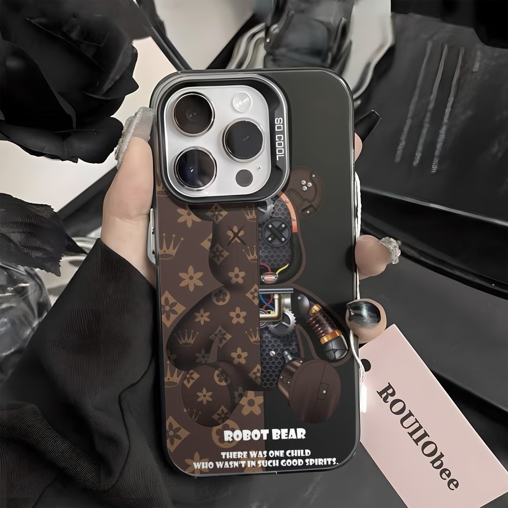 Bearbrick แบรนด์หรู เคสสําหรับiphone 16 15 Pro Max 14 XR 13 11 12 Pro Max 8 7 6 6S Plus X Xs Max Se 2020 13 12 11 แฟชั่น ราคา ถูกที่สุด ดีลบีเคเค แกลเลอรีภาพที่ 9