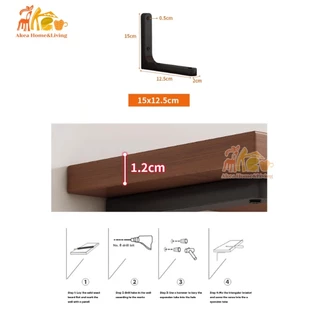 ชั้นวางไม้ ชั้นวางติดผนัง ไม้แขวนผนัง สำหรับวางไวไฟ พระ ติดผนัง router wifi แบบหนา หิ้งพระ พร้อมส่ง