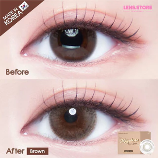 คอนแทคเลนส์รายเดือน MAYALENS รุ่น EMMA เอมม่า สีชัด กลบสีตาเดิมได้เนียน ไร้ขอบ