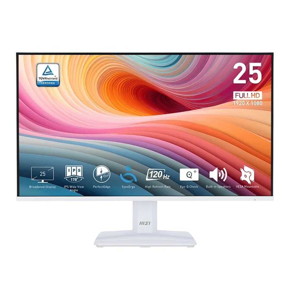 MONITOR (จอมอนิเตอร์) MSI PRO MP251W E2 - 24.5 INCH IPS FHD 120Hz ADAPTIVE SYNC