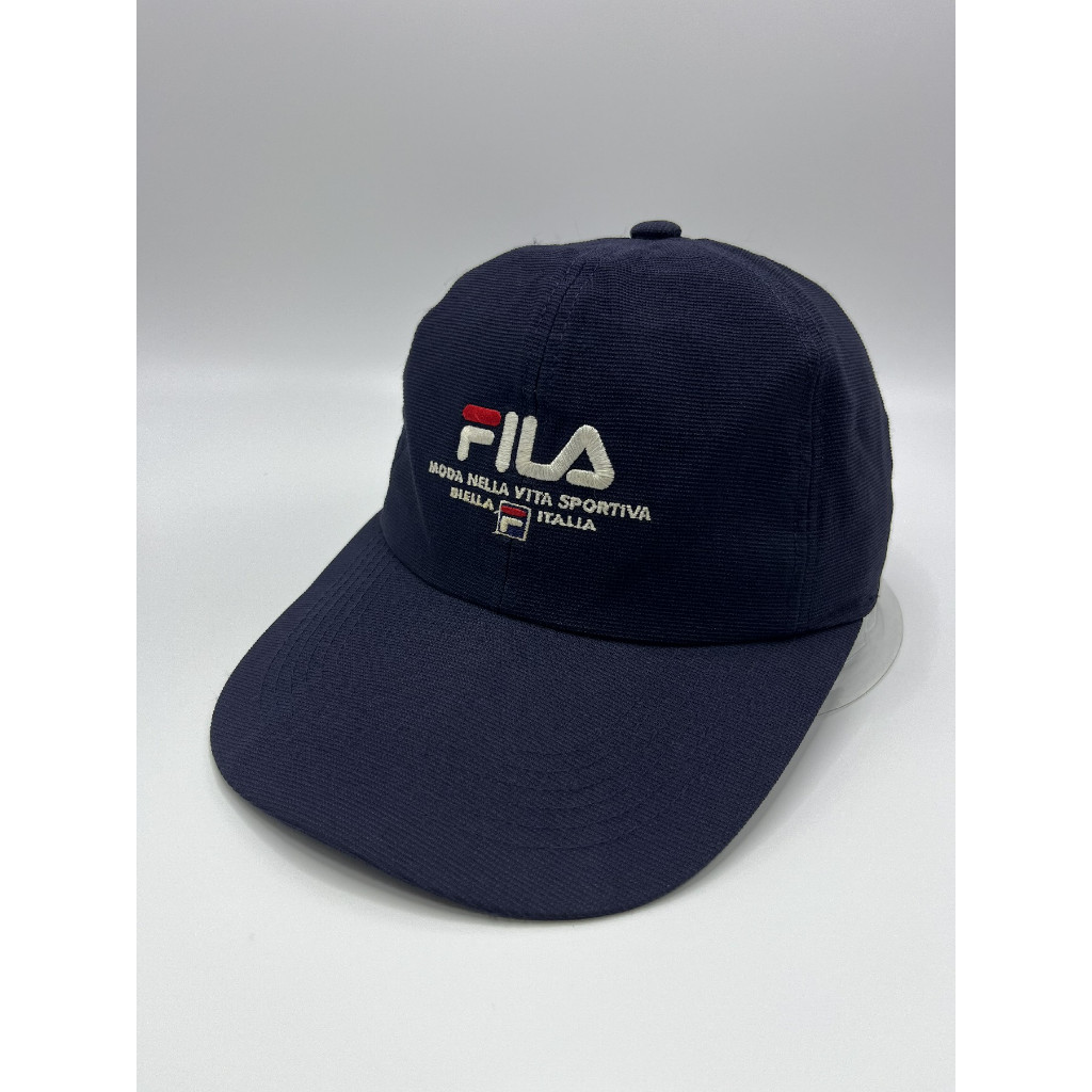 [ใส่โค้ดลดได้]Fila หมวกมือสอง หมวกแก๊ป แฟชั่น กันแดด วิ่ง ออกกำลังกาย กีฬา Sportscap Us USA cap Hat