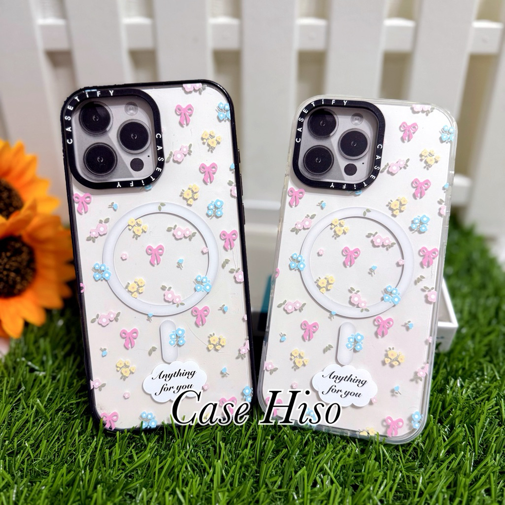 Mobest เคสพิมพ์ลายดอกไม้ รองรับชาร์จไร้สาย -สำหรับรุ่น 15 15promax 16 16pro 16promax