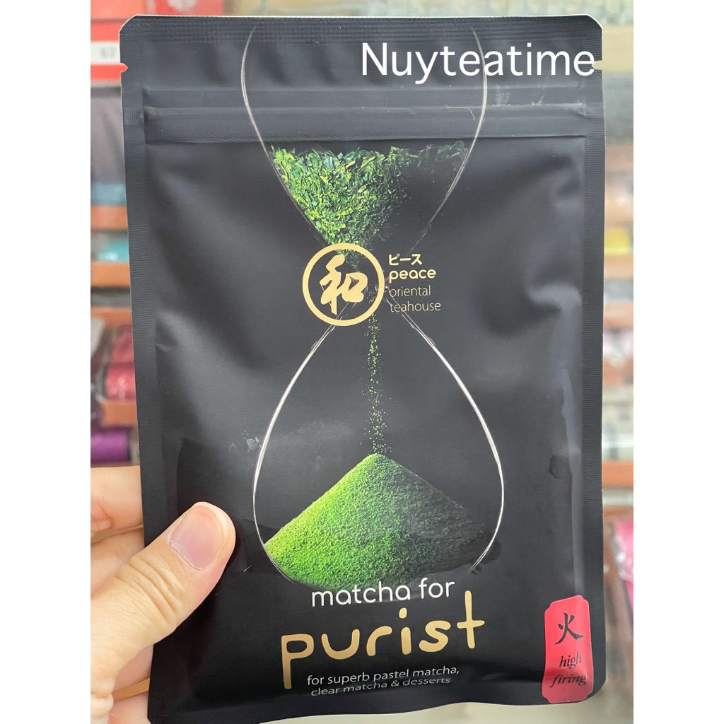 พร้อมส่ง Peace 和 ผงชาเขียวมัทฉะ 100% ไม่ผสมน้ำตาล | Ground Matcha