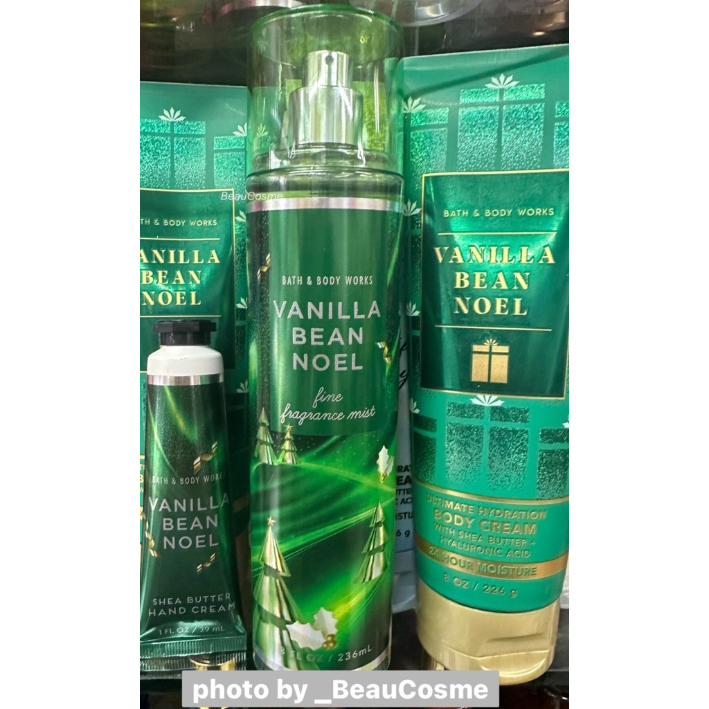 Vanilla Bean Noel Bath&BodyWorks BodyCare ผลิตภัณฑ์บำรุงผิว