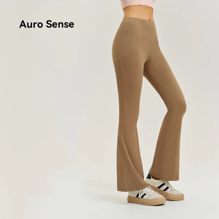 AuroSense กางเกงขายาว กางเกง กางเกงวิ่ง สำหรับ ผู้หญิง ทรงเอวสูง กางเกงขาบาน ทรงสวยพอตัว ออกแบบ เรียบง่าย new colors