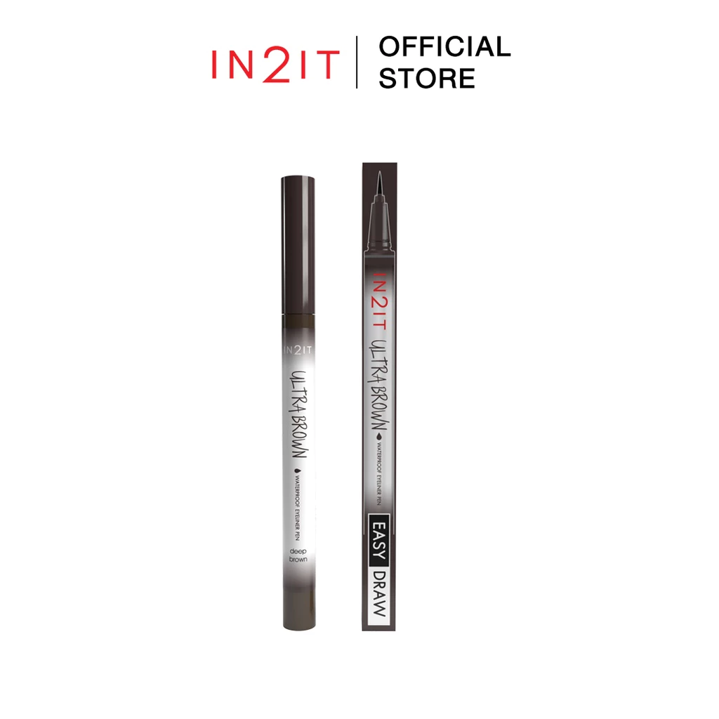 IN2IT Ultrablack & Ultrabrown Waterproof Eyeliner Pen - อายไลน์เนอร์ [EUB]