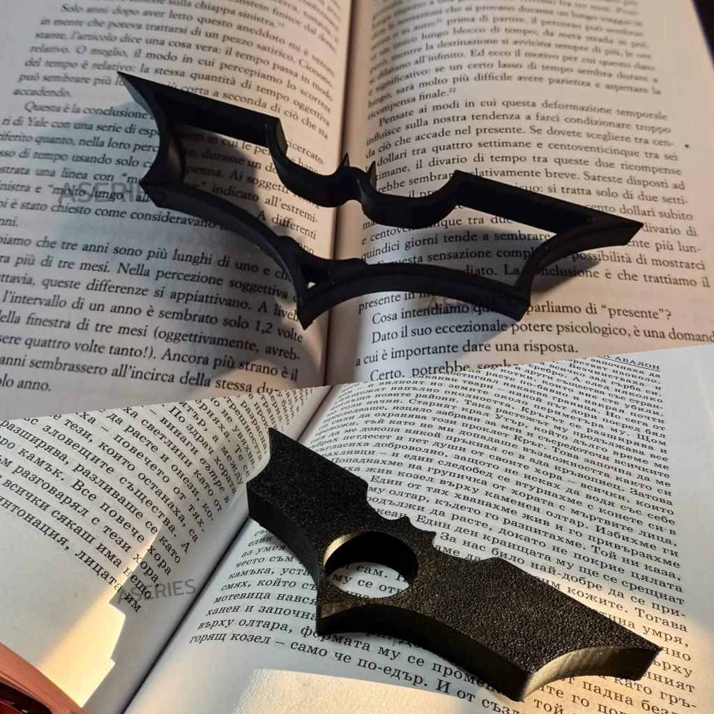 🦇แบทแมน ตัวช่วยอ่านหนังสือ ถือมือเดียว แหวนช่วยอ่านหนังสือ พกพาสะดวก Batman Book page holder