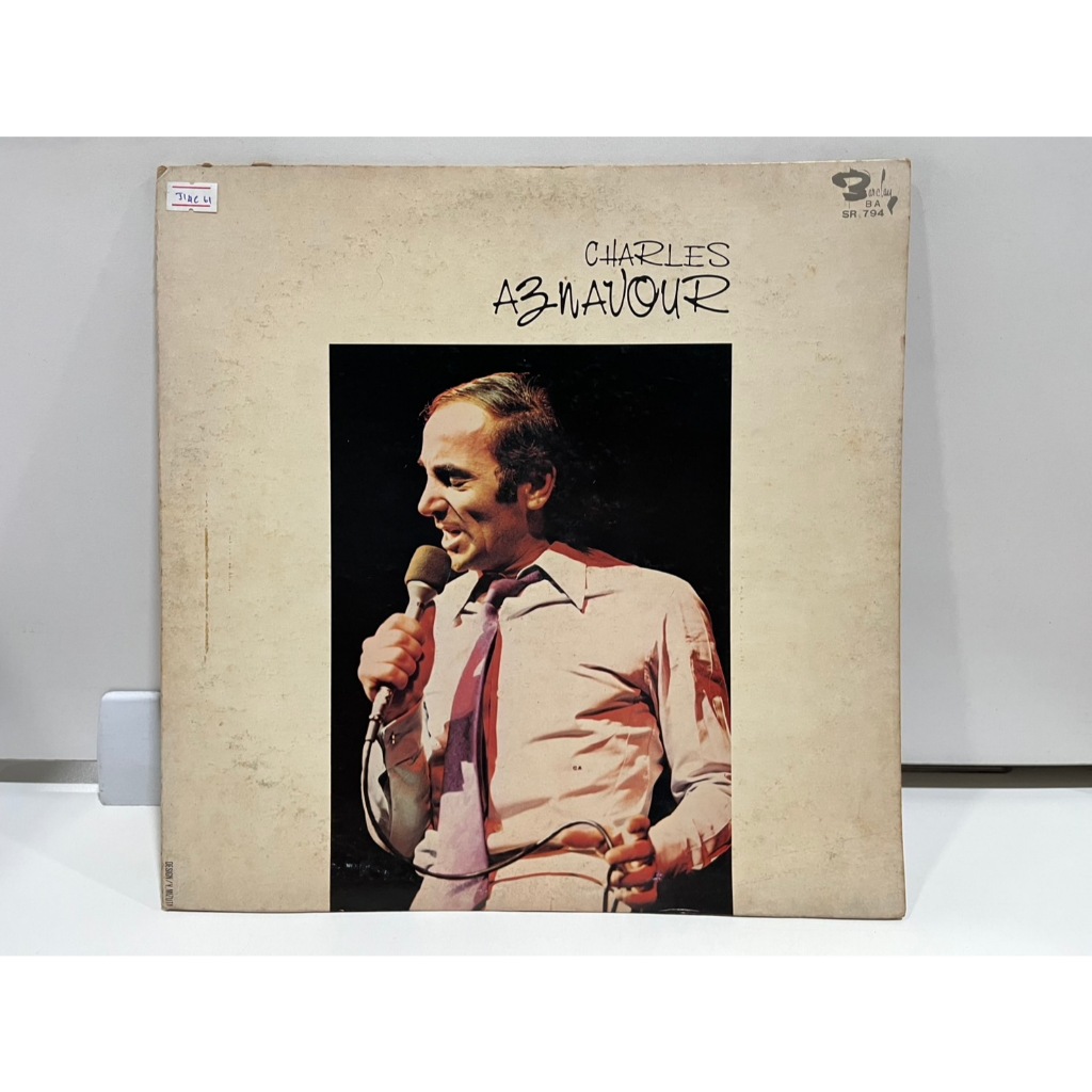 1LP Vinyl Records แผ่นเสียงไวนิล  CHARLES AZNAVOUR // CHARLES AZNAVOUR SR 794  (J3A6)