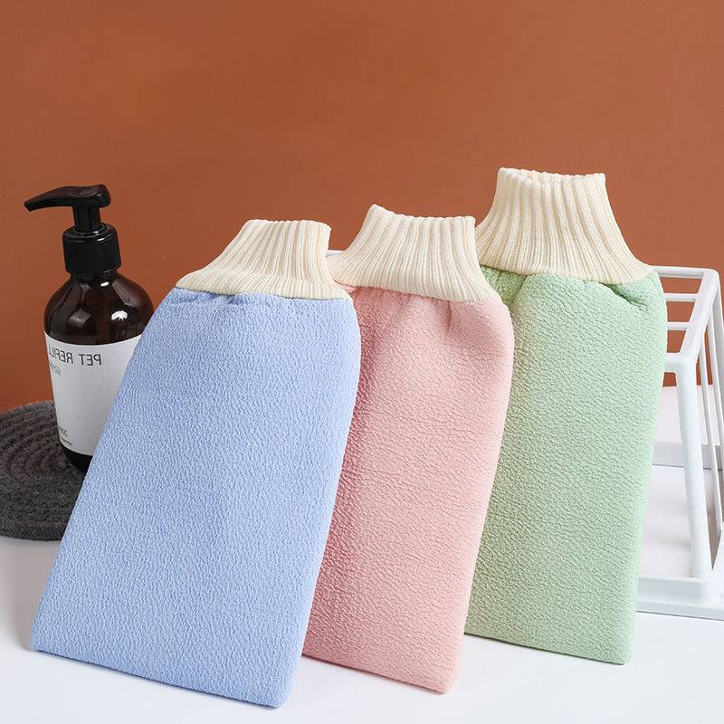 ถุงมือสครับผิว ถุงมือทำความสะอาดร่างกาย ถุงมือขัดขี้ไคล ใยขัดทำความสะอาดร่างกาย สินค้าพร้อมส่งจ้า!!! - รูปที่ 2