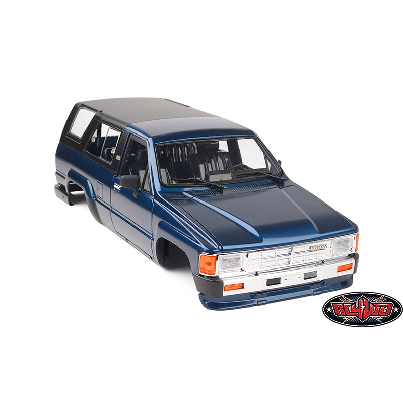 บอดี้แข็ง – Hard Body Z-B0254 : RC4WD 1985 Toyota 4Runner บอดี้แข็งพร้อมภายใน สีนำ้เงิน