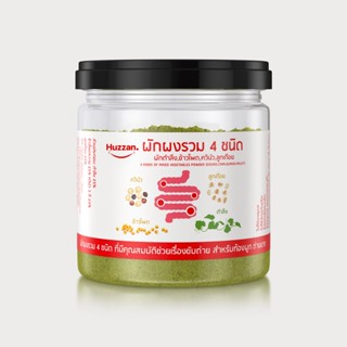 ผงผักรวม 4 ชนิด ตำลึง ข้าวโพด ลูกเดือย ควินัว 3 สี Huzzan – …