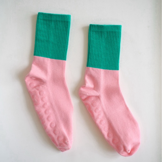 [พร้อมส่ง] ⚡ Twistie ⚡ Grip Socks ถุงเท้ากันลื่น สำหรับพิลาทิส โยคะ ออกกกำลังกาย - รูปที่ 2