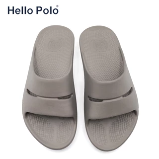 Hello Poloรองเท้าแฟชั่นลําลอง รองเท้าสุขภาพ ชาย นุ่มใส่สบาย กันน้ำ กันลื่น น้ำหนักเบา สลิปเปอร์นุ่มๆ สไตล์ทันสมัยHP8001