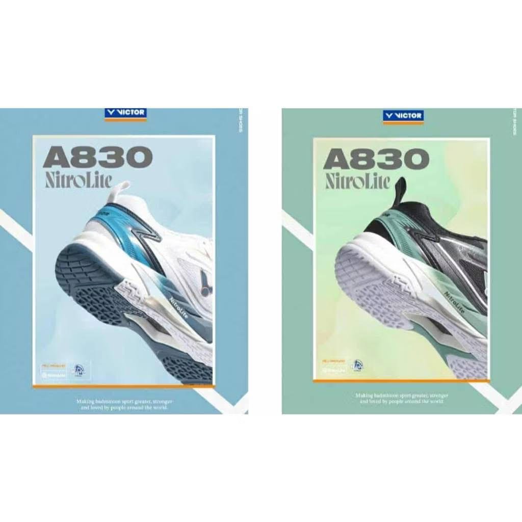 victor a830 nitrolite VICTOR รองเท้ากีฬาแบดมินตัน รุ่น A830 NITROLITE