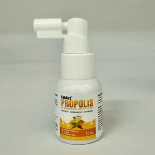 ฟาห์แอค โพรโพลิซ FahAct Propolis สูตรผสม ฟ้าทะลายโจร คาโมมายล์ 20ml ไอ เจ็บคอ
