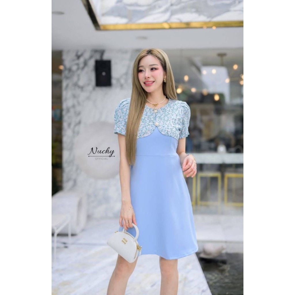เดรส NUCHY งานพร้อมส่ง