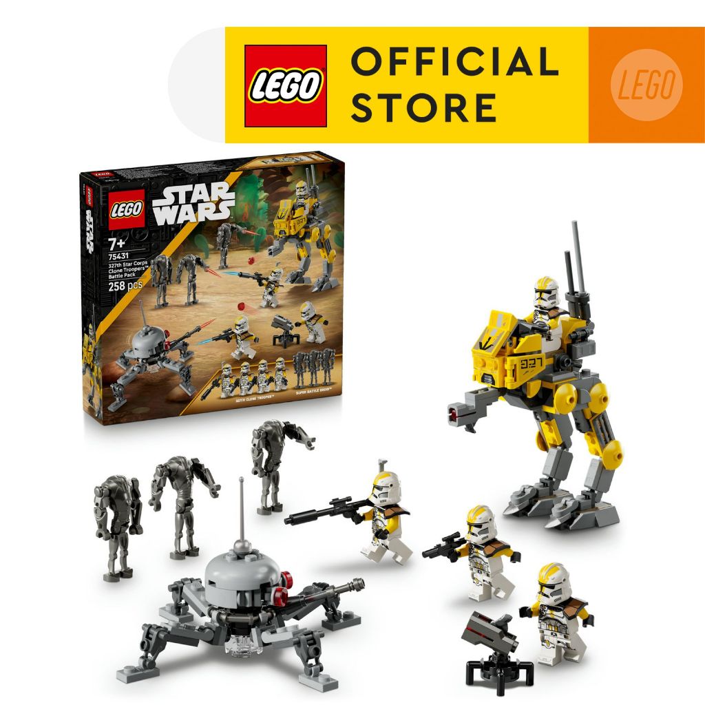 LEGO Star Wars TM 75431 327th Star Corps Clone Troopers Battle Pack (258 Pieces)