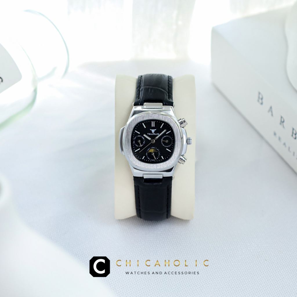 นาฬิกาข้อมือ TAURUS TR-624 สายหนังรุ่นใหม่ เอาใจคุณผู้หญิงลุคเท่