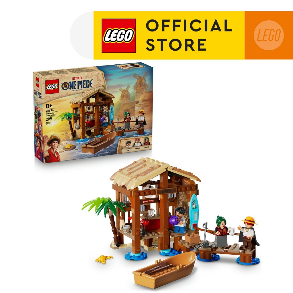 LEGO ONE PIECE 75636 Windmill Village Hut (299pcs.), Building Blocks, Kids Toy