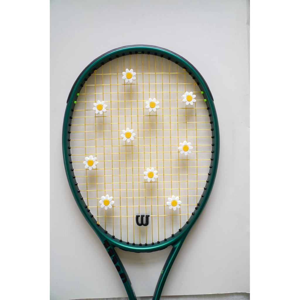 (พร้อมส่ง) กันสะเทือน ดอกเดรซี่ dampener tennis