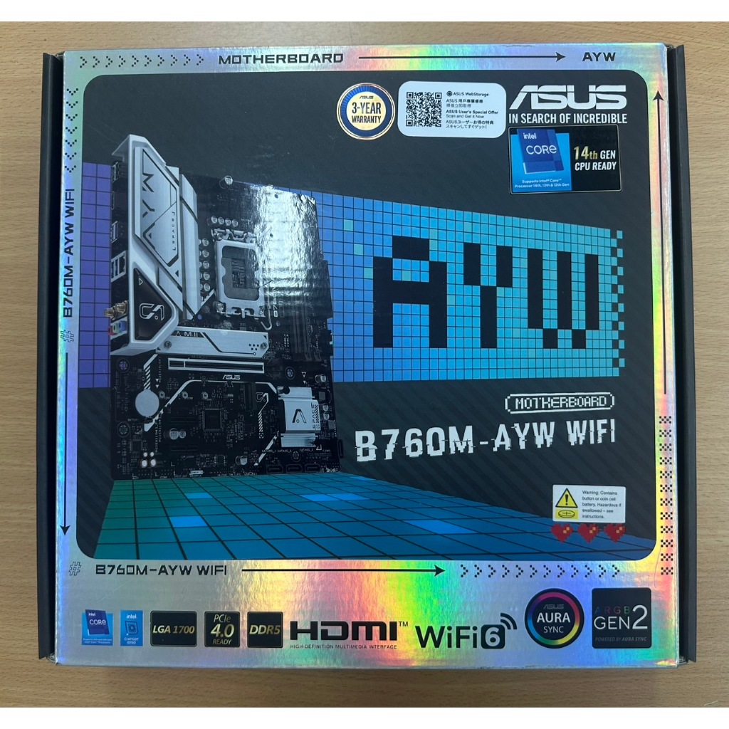 ASUS B670M-AYW WIFI DDR5 [มือสอง]