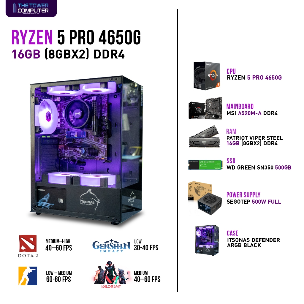 SETCOM 0704 Ryzen 5 PRO 4650G