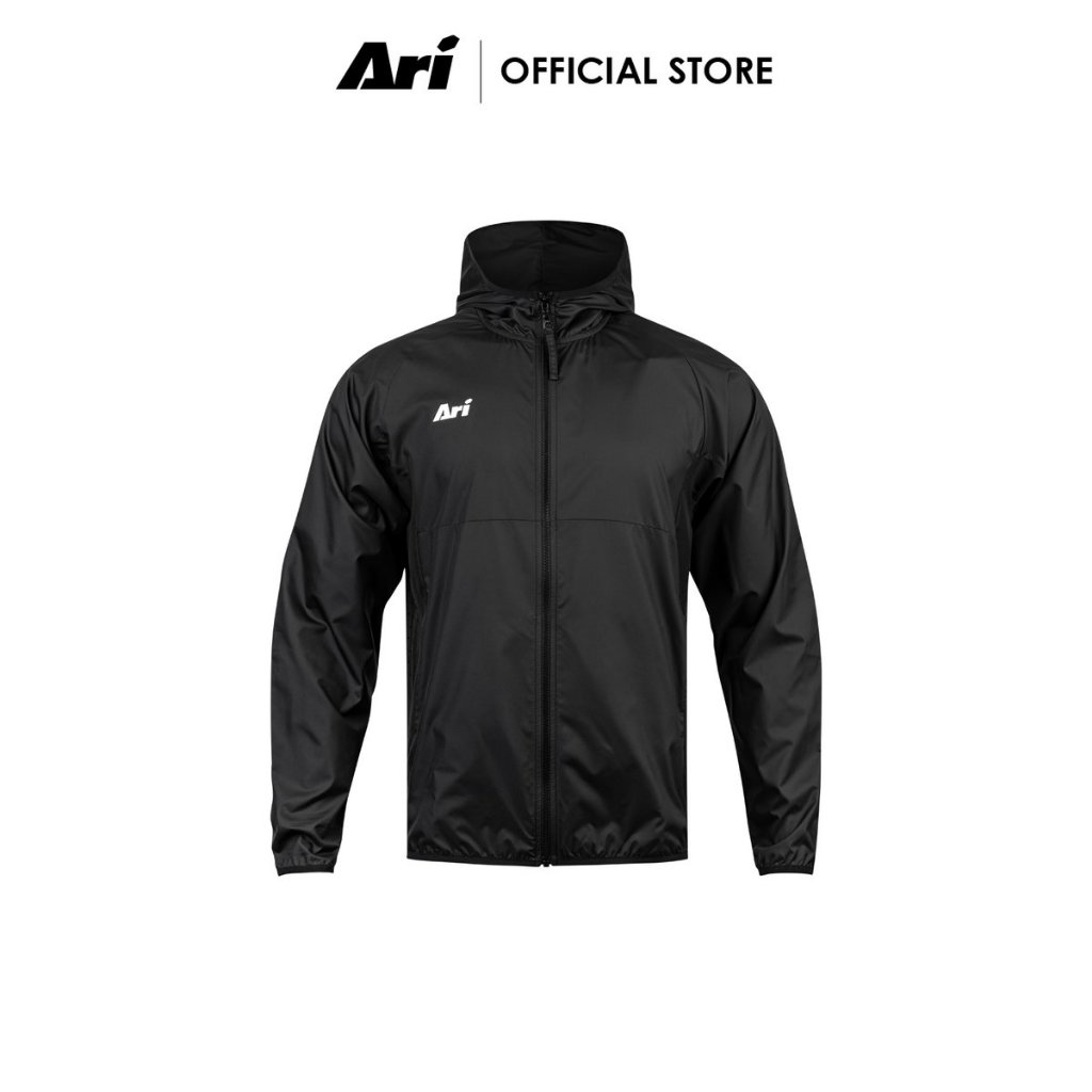 ARI ELITE WINDBREAKER JACKET - BLACK (AAP2805-01) เสื้อแจ็คเก็ตกันลม อาริ ELITE WINDBREAKER สีดำ