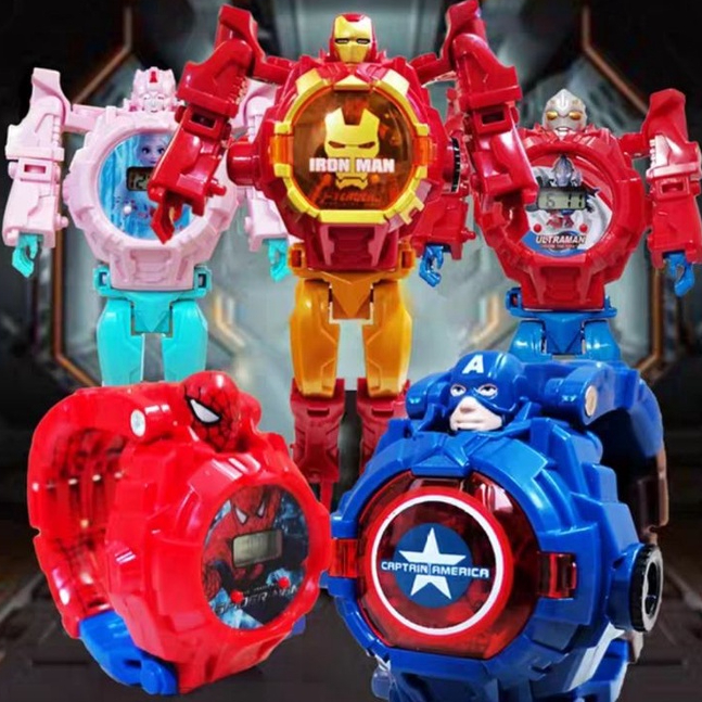 นาฬิกาข้อมือเด็กสำหรับเด็กผู้ชายผู้หญิง ของเล่นเด็กรุ่นฉายภาพได้24รูปลายการ์ตู แฟชั่นนักเรียน  ส่งด่วน BX8526 ส่งจากไทย