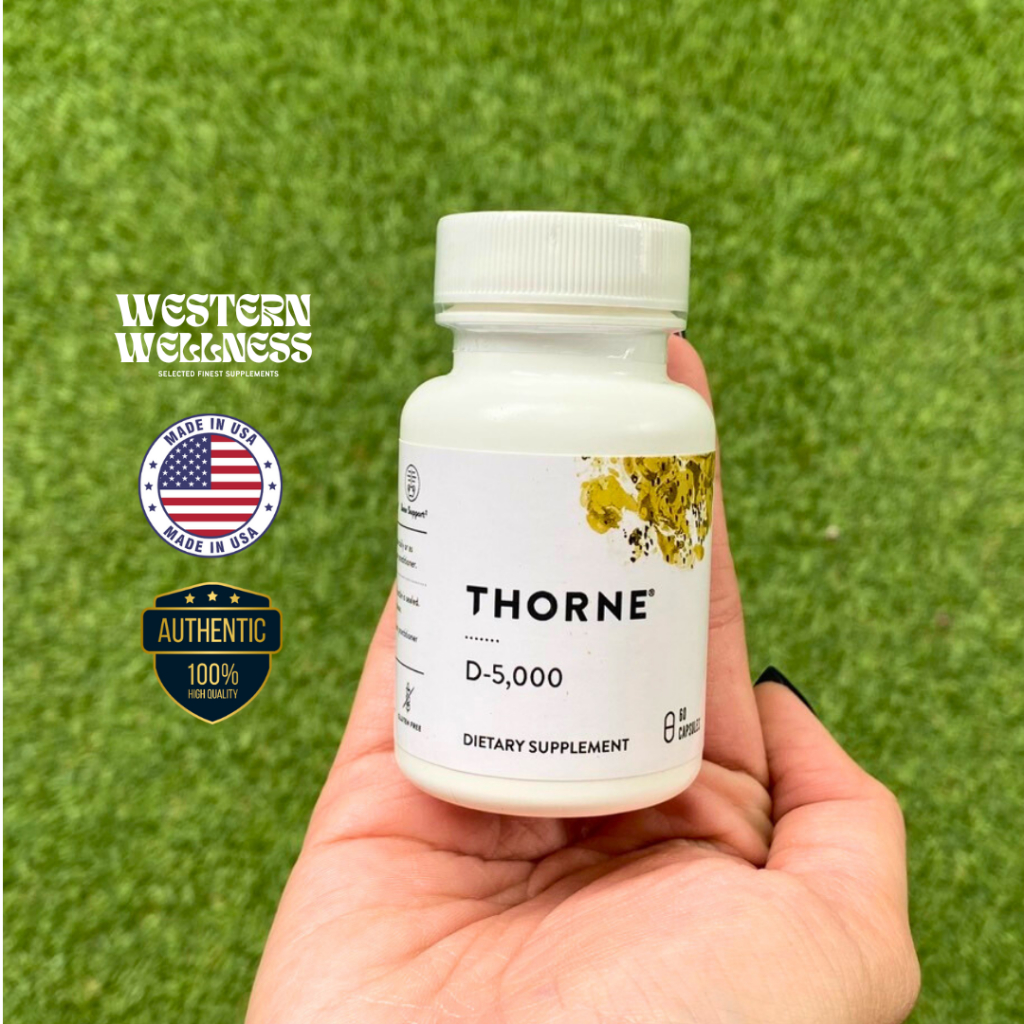 Thorne - D-5000 (125 mcg - 60 capsules) วิตามินดี 3