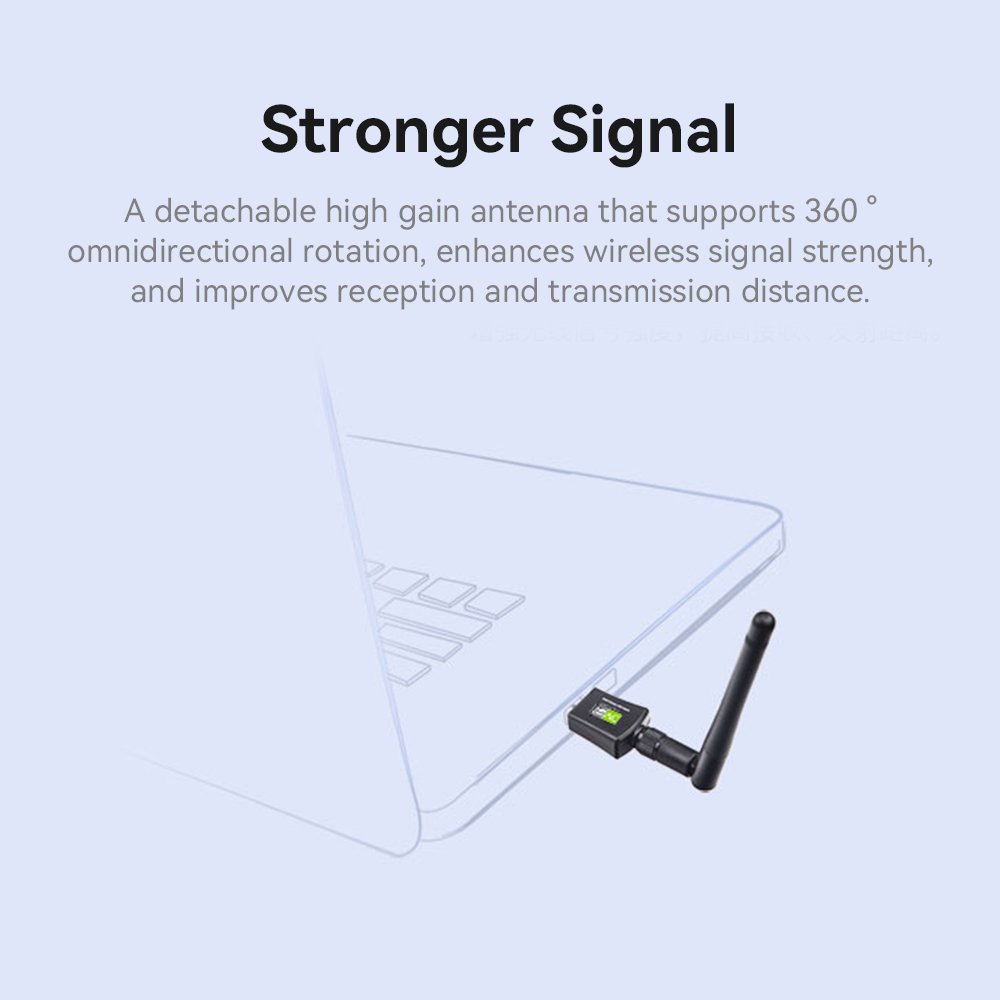 ตัวรับ wifi แรง  (2.4GHz-5.8GHz USB 3.0) Dual Band USB Adapter ตัวรับสัญญาณไวไฟ ตัวรับ WiFi - รูปที่ 2