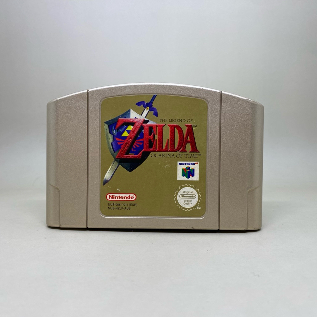 [Rare](PAL)The Legend of Zelda Ocarina of Time (Golden Cartridge)(N64) | ตลับเกมส์แท้ Nintendo 64 Or