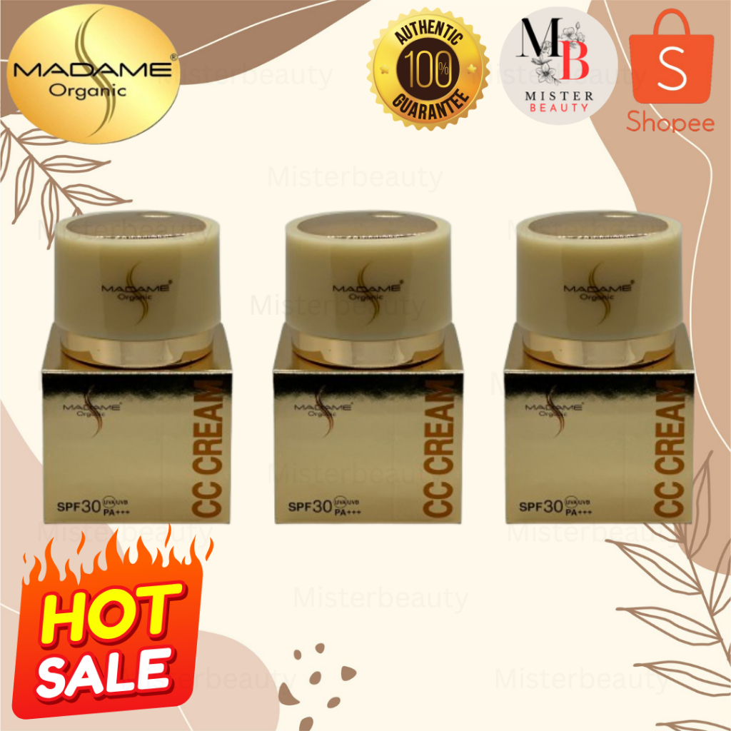 CC Cream Madam Organic ซีซีครีม มาดามออแกนิก 20g กันแดด spf30 มาดามออร์แกนนิก