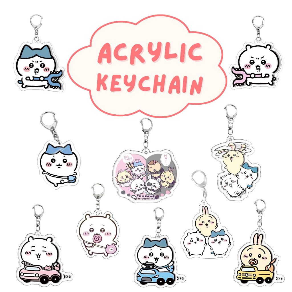 พวงกุญแจอะคริลิก Chiikawa (Acrylic Keychain) สินค้าพร้อมส่ง