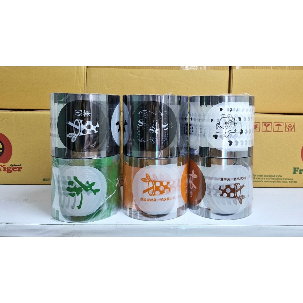 ฟิล์มปิดปากแก้ว ขนาดปากแก้ว 95ฟิล์ม /ม้วน