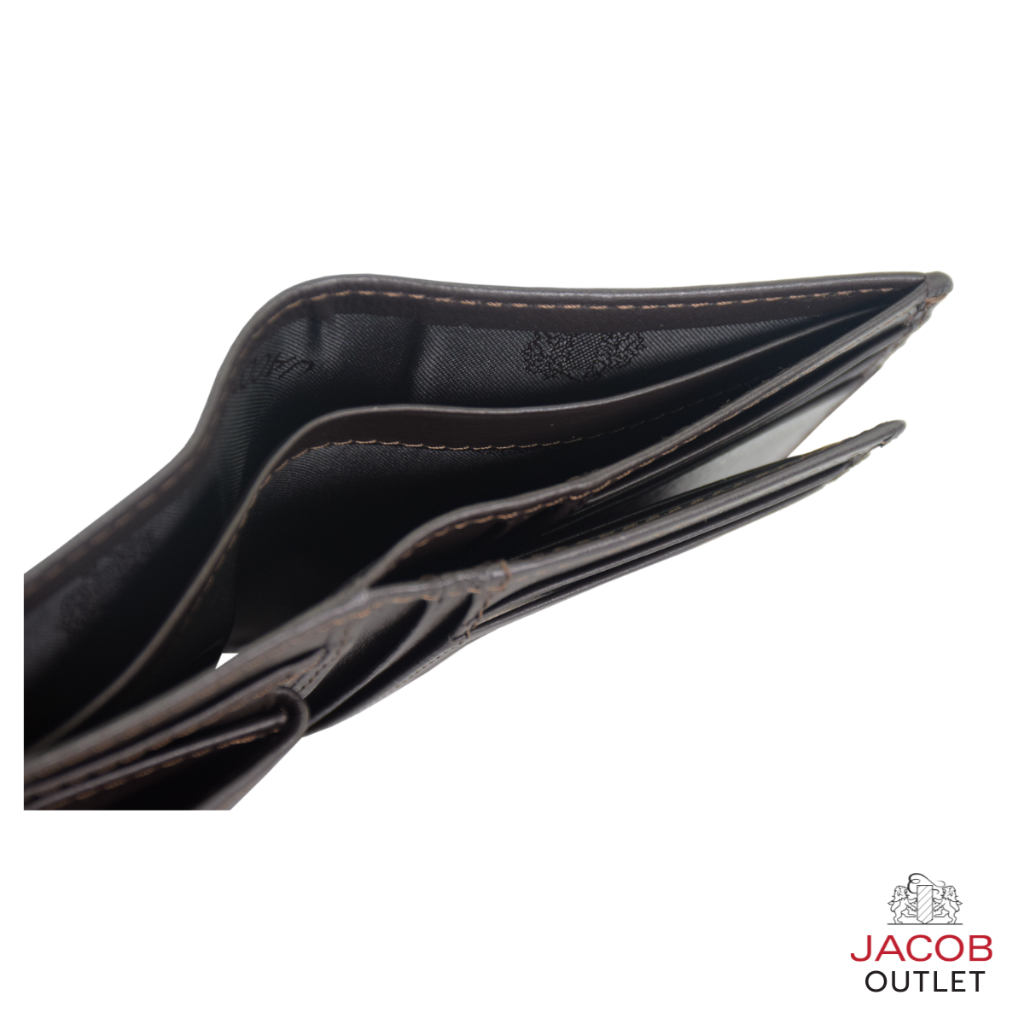 JACOB กระเป๋าสตางค์ชายหนังนิ่ม พร้อมช่องใส่รูปภาพและช่องเก็บเหรียญ รุ่น 22598 - รูปที่ 7