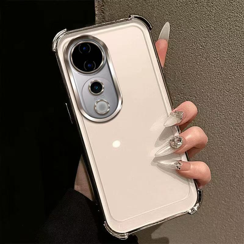 เคสใส ขอบสี การเลนส์กล้อง สำหรับ Vivo V60 lite V50 V50lite V40 V40Pro V30 V30Pro V60lite  กันกระแทกสี่มุม รูปที่ 4