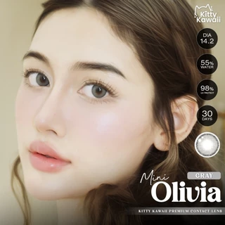 Mini Olivia Gray / Brown / Light Brown [-50ถึง-1000] By Kittykawaii คอนแทคเลนส์