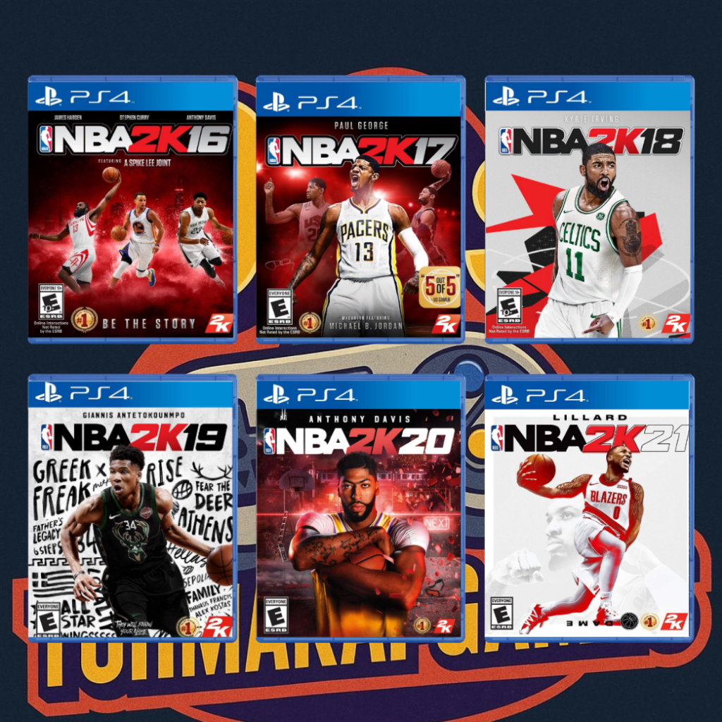 (มือ2) แผ่นเกม PS4 : NBA 2K14/ NBA 2K15/ NBA 2K16/ NBA 2K17/ NBA 2K18/ NBA 2K19/ NBA 2K20