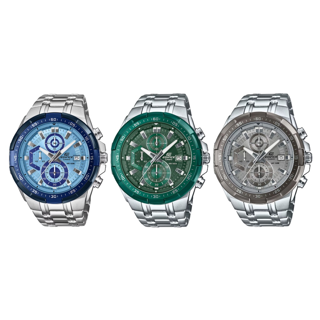 Casio Edifice นาฬิกาข้อมือผู้ชาย สายสแตนเลส  รุ่น EFR-539DE,EFR-539DE-2A,EFR-539DE-3A,EFR-539DE-8A