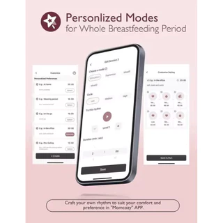 เครื่องปั๊มนมไร้สายMomcozy M9.