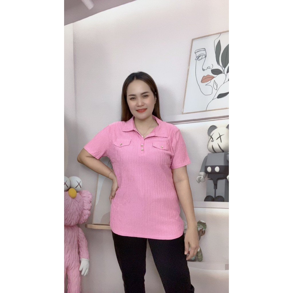เสื้อคอปกสีดำ เสื้อสีดำ อก 40-46นิ้ว เสื้อเชิ๊ตผ้าท็อฟฟี่ ผ้านิ่มใส่สบาย รุ่น201(ดำมาแล้วค่ะ)