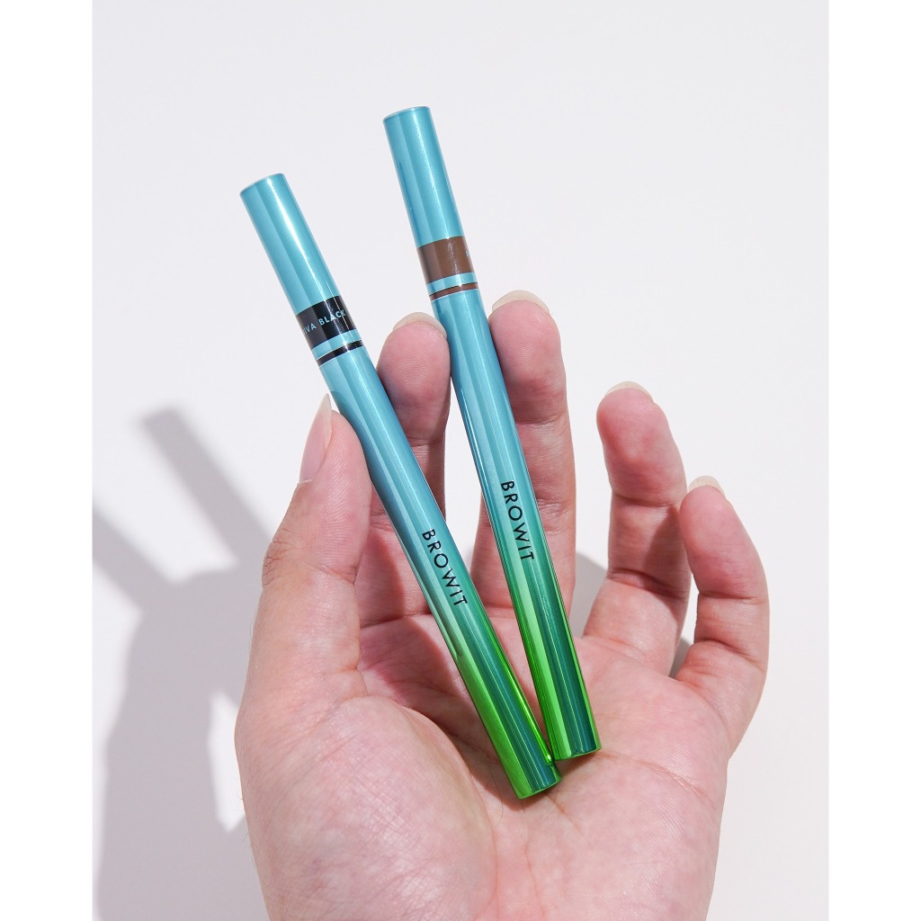 【น้องฉัตร】อายไลน์เนอร์หัวพู่กัน【อะเวคคาเฟอีน】Browit Awake Caffeine Eyeliner 0.5ml